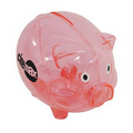 4"x3"x 3 1/2" Pink Piggy Bank